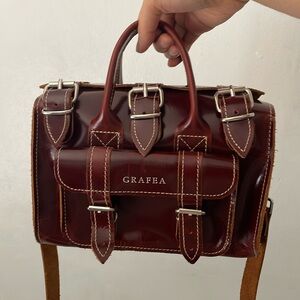 Grafea brown mini satchel